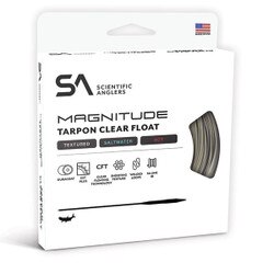 Scientific Anglers Magnitude Textured Tarpon 12' Clear Tip Floating Fly Line in Sand and Clear